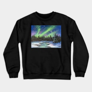 Aurora Borealis Northern Lights Crewneck Sweatshirt